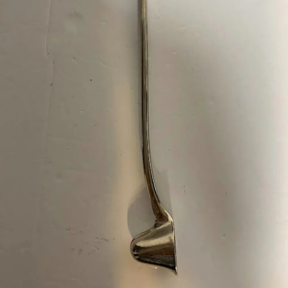 Elegant Vintage Silver-Tone Bell Candle Snuffer